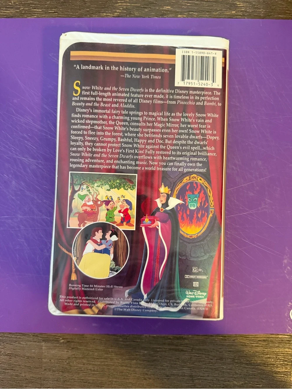 ❄️ Disney Snow White VHS Pin Board 🍎